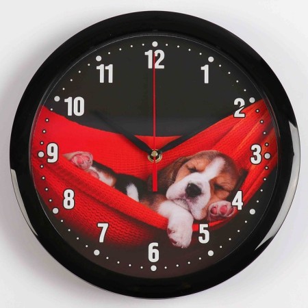 Wall watches, D-28 cm, children's, "puppy", silent-1