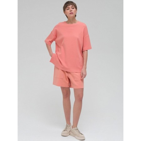 Female T -shirt, size XS, peach color-3