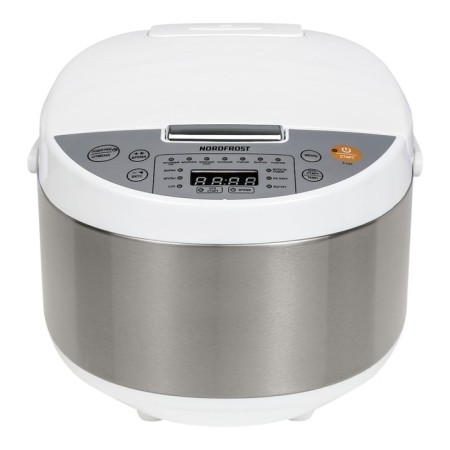 NordFrost MC 550 WX, 860 W, 5 l, 13 programs, Teflon, white-silverye