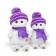Soft toy "Lee-Lee in a lilac knitted set", 24 cm