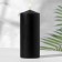Candle-cylinder, 6x14 cm, 350 g, 19 hours, black