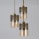 Suspended lamp Citilux "Emir" CL467033, 30x30x120 cm, 3x75W, E27, brown color