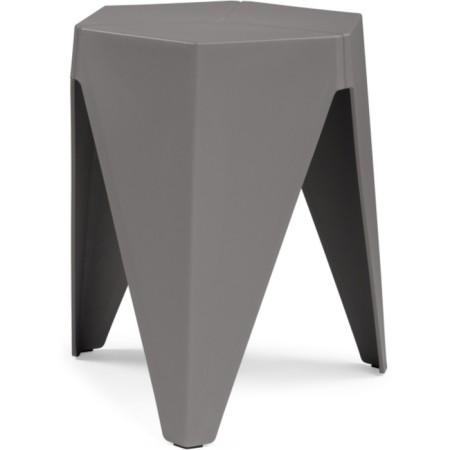 Stool Korner plastic, gray 36x42x46 cm-1