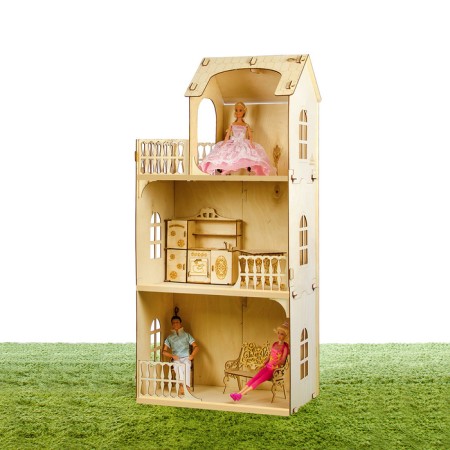 Designer "Puppet House. Lyubava "without furniture-1