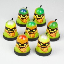 Lizun Slime Ninja, 2 in 1 “Mix colors”, yellow and red, 130 g