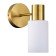 Wall lamp EVOLUCE. Sle1139-301-01. Gessi. 1x60 W, E14, 8x23 cm, brass color