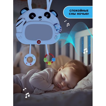 Musical developing toy "Baby: Panda", sound and light effects-4