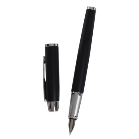 Gift handles, 2 pieces, in the leatherette case (feathers and ball), PB IM, black/silver-6