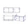 Cersanit Color 80 sink for COM/Color 80, suspended, white color