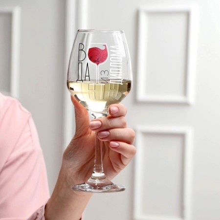 A glass for the wine "Water from a diploma", 350 ml-2