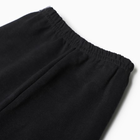 Pants children's combing, black color, height 128-134 cm (34-36)-1