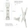 Kromax Atlantis-40 White 22 "-65" Max. 40kg, wall turn and nak 102951