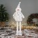 Soft toy "Snowman Snowlit" (59x21 cm extended legs) 40x21 cm, silver-white