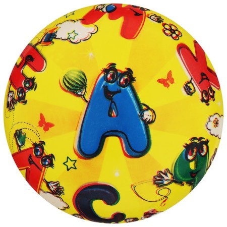 Children's ball zabiaka "alphabet", d = 22 cm, 60 g