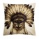 Pillowcase decorative Ethel "Owl" 40x40 cm, velor