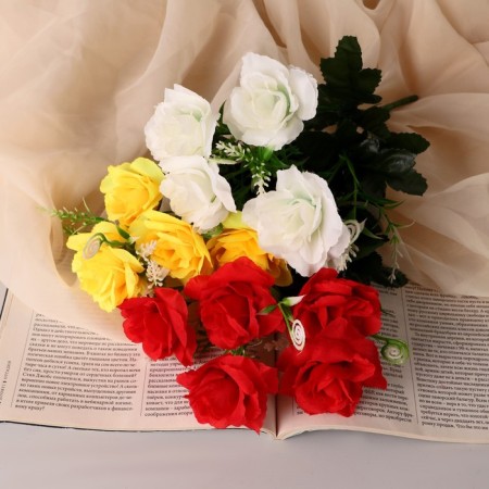 Букет "Роза Диксон" 6х27 см, микс-2