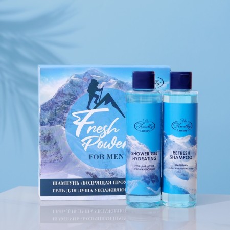 Gift set of Liss Kroully: Shampoo, 260 ml + shower gel, 260 ml
