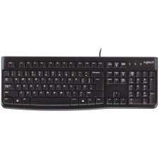 The keyboard wired Logitech USB K120 ANSI EN/RU 920-002583 Black