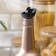 Glass bottle for sauce and oil "metallic", 700 ml, color mix