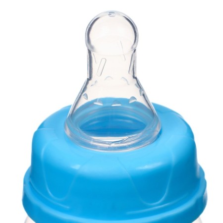 A bottle for feeding "Baby", classic throat, 60 ml., 0 months, color of blue-2