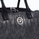 Sakvyazh Bag "Golden Rain" with lightning, external pocket, long belt, dark gray color