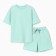 Children's costume (T -shirt, shorts), olive color, height 122