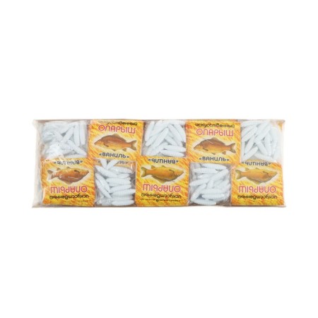 Bait artificial "maggot", taste vanilla