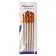 Synthetics set, 5 pieces (No. 1/8.3/8.5/8.1/2.1/4), flat, rounded, in the blister