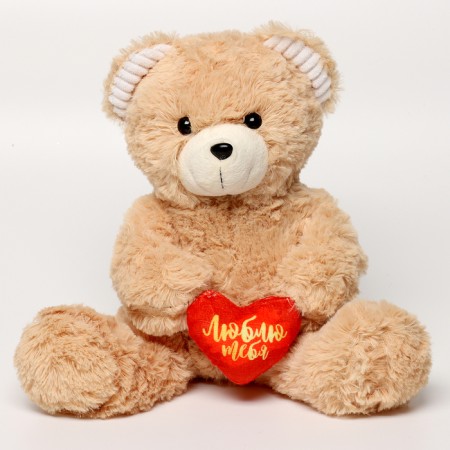 Soft toy "I love you", Bear, Mix Colors-5