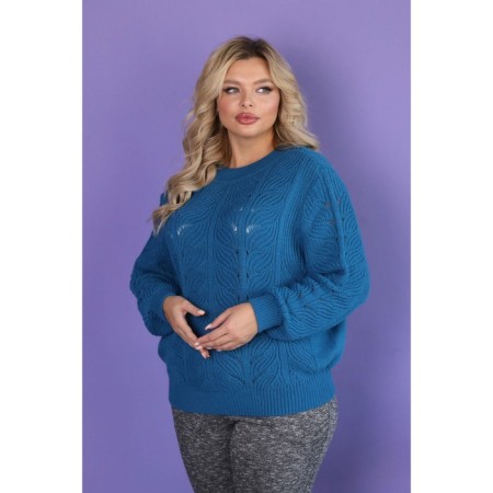 Female jumper, size 54, blue color-9