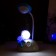Board lamp "Cosmonaut on the Moon" LED 3W USB AKB White-blue 11.5x7.5x28 cm