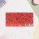 Money envelope "Congratulations!" embossing, red roses, 8.5 x 16.5 cm