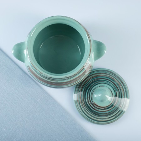 Ceramic pot “Russian” baking 0.95l / 14x15cm, Scandinavia-3