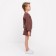 Kidsa (sweatshirt, shorts) minku, brown color, height 116 cm