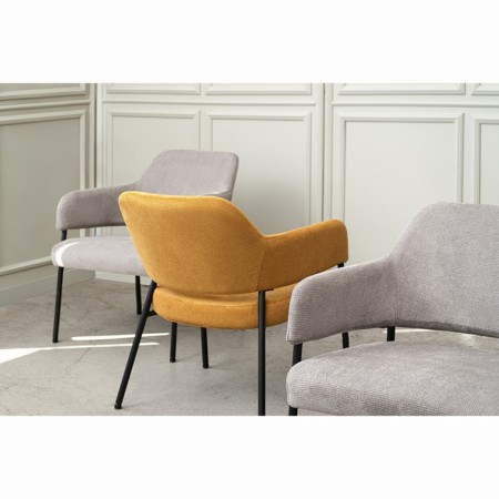 Wendy chair, 640 × 685 × 740 mm, textured Shenill, color-5