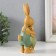Souvenir Polystone "Papa Hare with a hare" 9,5x7x18 cm