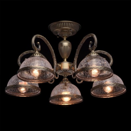 Amanda chandelier, 5x60W E27, bronze-4