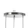 Bayerlux lamp "Batista" 3x40W E27 chrome 37x37x90cm