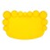 345x230 mm "Multi-Pulti" rug for creativity, silicone, yellow