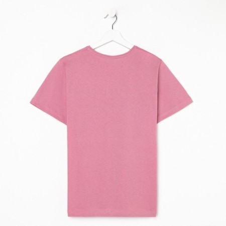 T -shirt male, pink color, size 50-7