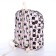 School backpack from textiles on lightning, 3 pockets, pencil case, pink color