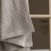 Terry towel Pasionaria "Memo", 450 gr, size 70x140 cm, color light gray