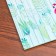 Photo frame glass 10x15 cm "Inflorescences and flamingo" Double convex pattern 17x22 cm