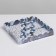 Cookie box, confectionery packaging with PVC lid, February 23, 21 x21 x 3 cm