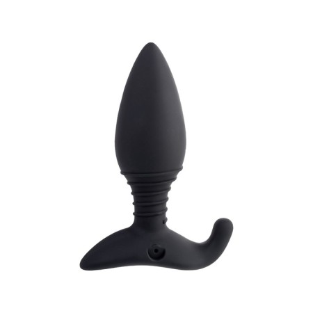 Anal plug Lovense Hush, s, silicone, black, 12.1 cm-1