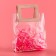 Gift package from PVC, pink, 17 x 15 x 8 cm