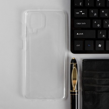 Pero cover for Samsung A12, silicone, transparent