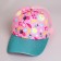 Baby cap for a girl with a grid Fruit, rr. 52-54 cm