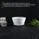 A pot with a stand "Alice", 0.7 l, white color