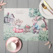 Napkin on the table of the share 